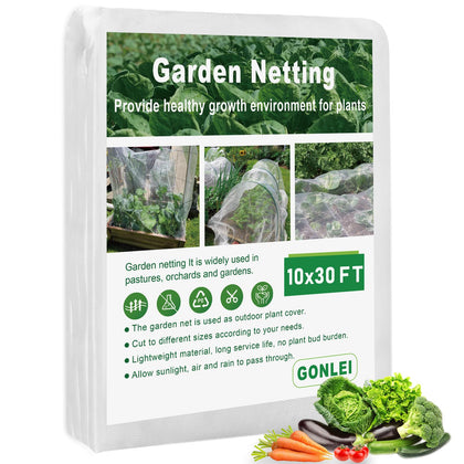 GonLei garden netting over vegetables with ultra-fine mesh protecting crops
