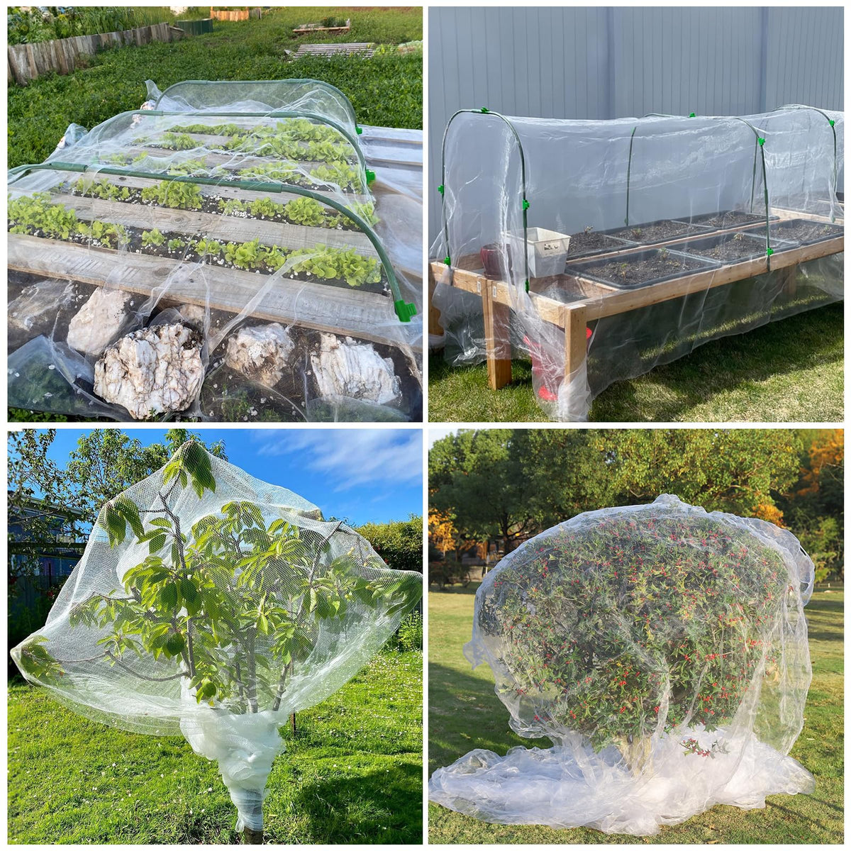 GonLei greenhouse arches and connectors enable quick, secure garden setup.