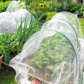 GonLei garden protection netting shown in orchard setting