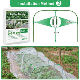GonLei protects tomatoes and berries with wildlife-deterring garden netting.