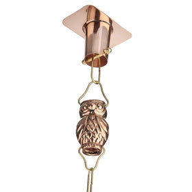 Effortless installation with a durable copper gutter clip funnel for quick use.