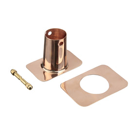 Complete rain chain adapter kit for a stylish, functional gutter connection.