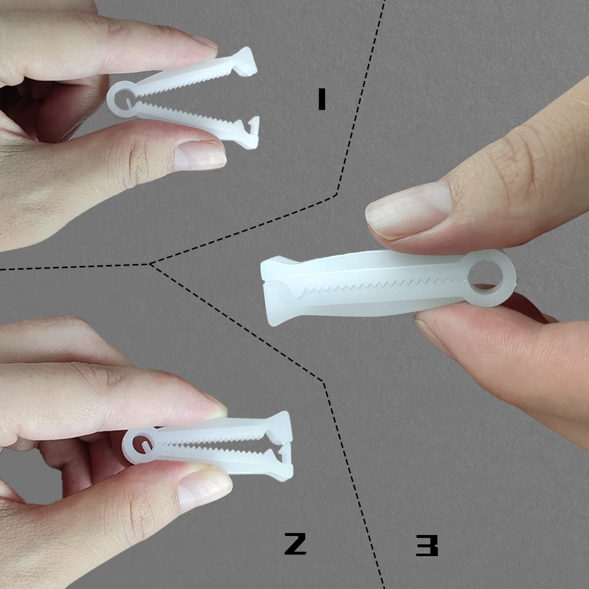 Good news clamp tip detail shows saw-tooth clamping mouth design