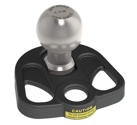 Good Vibrations Hitchin’ Post Plus 3-way hitch plate for versatile towing setups.
