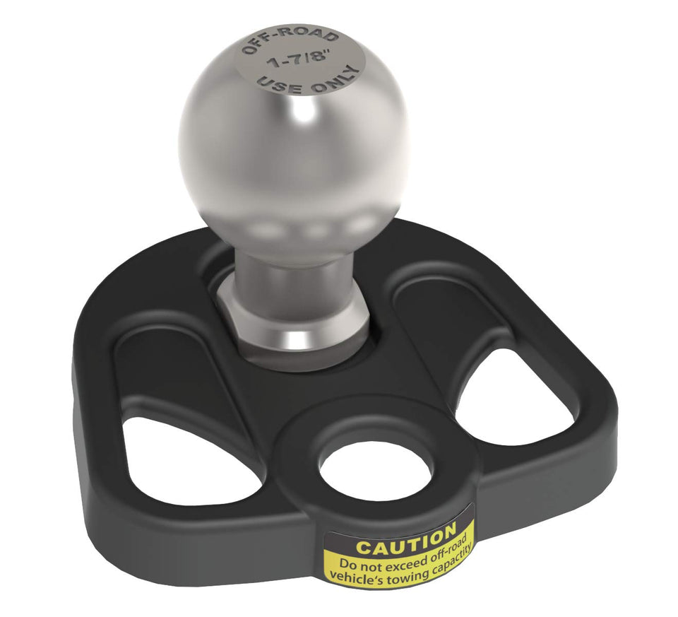 Good Vibrations Hitchin’ Post Plus 3-way hitch plate for versatile towing setups.