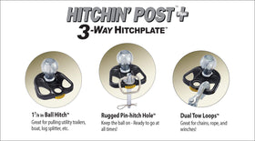 Good Vibrations Hitchin’ Post Plus ball included for immediate towing options.