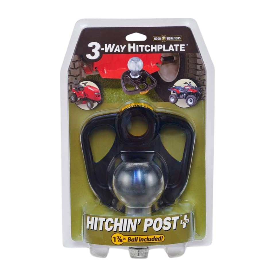 Good Vibrations Hitchin’ Post Plus ball storage channel keeps accessories organized.