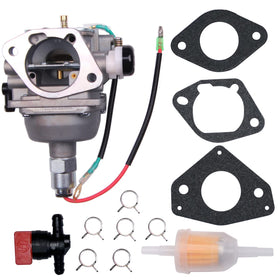 Goodbest carburetor for Kohler 23 HP engine, close-up showing precise fit for lawn tractors.