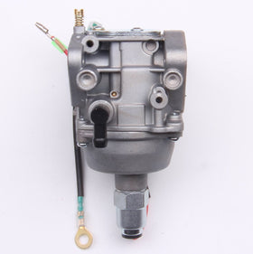 Goodbest carburetor assembly with clamps and fuel shut-off valve, ready for installation.