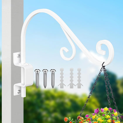 GOODBUY Swivel Plant Hanger dual hooks for versatile wall mounting.