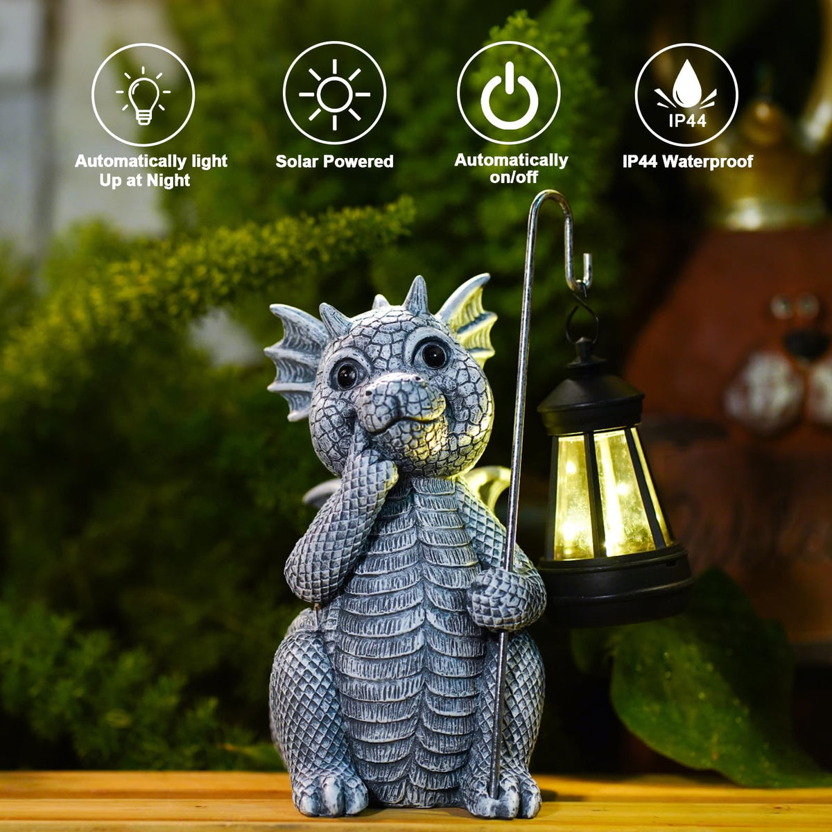 Goodeco dragon gift outdoor decor makes a thoughtful garden present