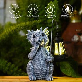 Goodeco dragon gift outdoor decor makes a thoughtful garden present
