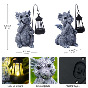 Goodeco solar-powered dragon light provides an eco-friendly glow after dark