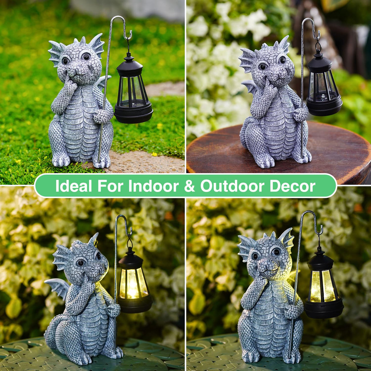 Goodeco yard dragon statue endures weather while brightening outdoor areas
