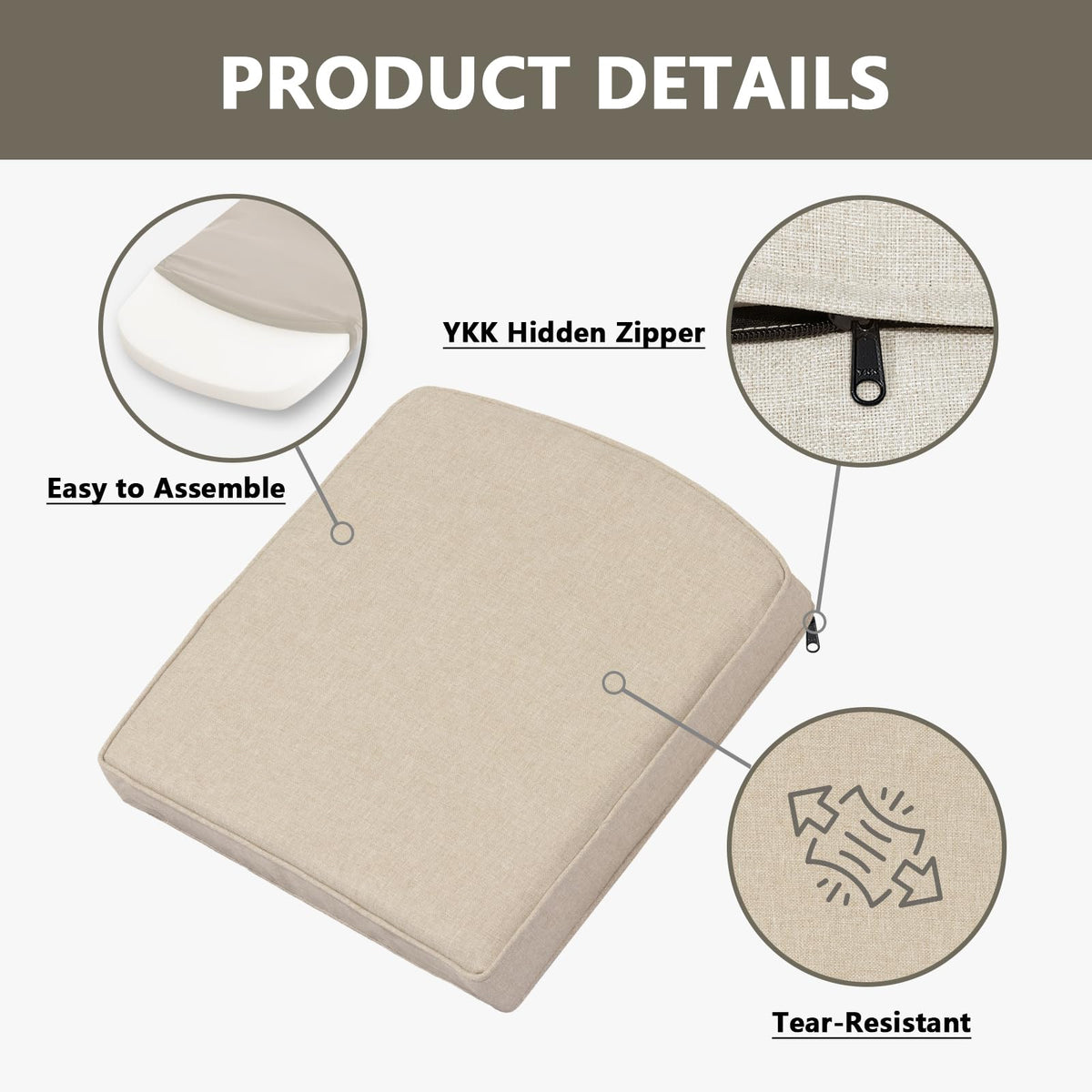 Goodgoods fade-resistant fabric stays bright after sun exposure for seasons.