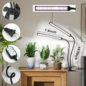 GooingTop gooseneck clip-on desk light offering precise lighting angles.