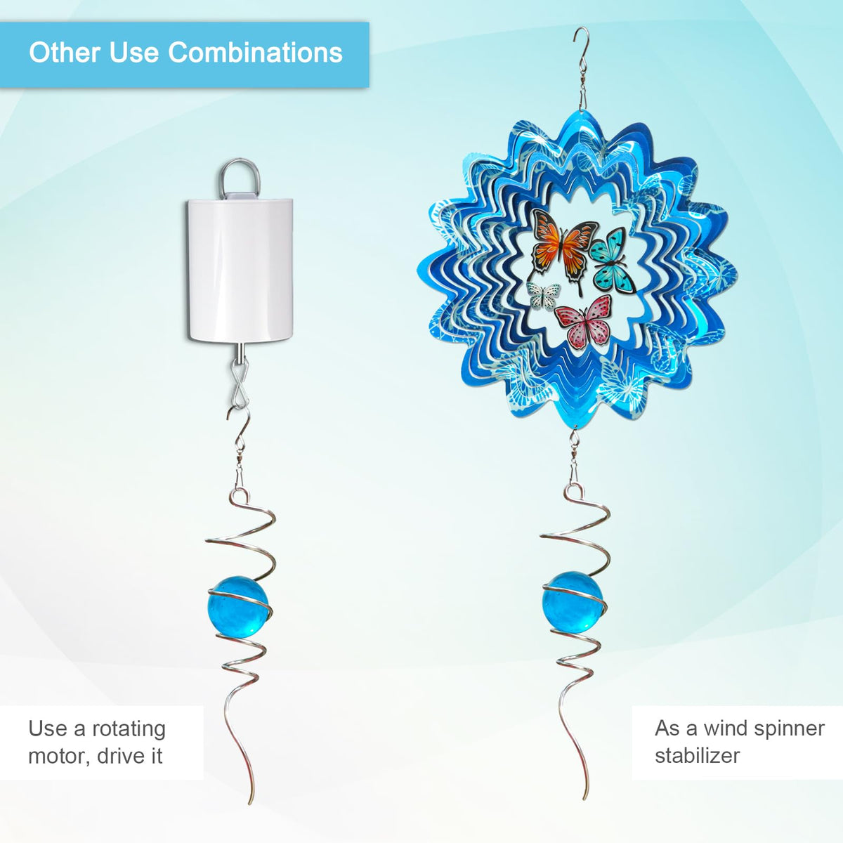 Goollyrusim 2inch blue glass orb delivers vivid color under sunlight.