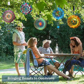 Goolyrusim wind spinner adds romance and calm to outdoor moments