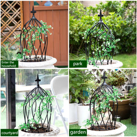Goooxim elegant garden trellis enhances outdoor aesthetics and vertical growing.