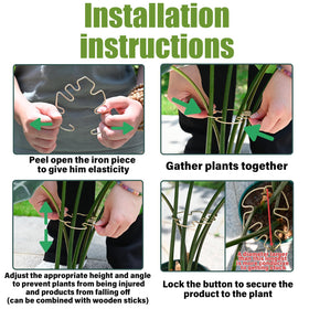 GOOOXIM five-clips kit secures vines without damage