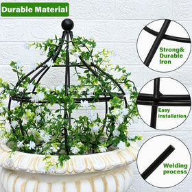 Goooxim garden obelisk trellis lends elegant vertical gardening for patios.