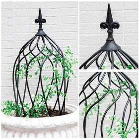 Goooxim indoor potted vine trellis fits tight spaces while elevating plant displays.