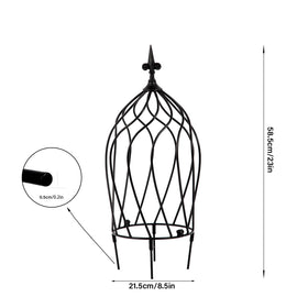 Goooxim outdoor vertical trellis boosts garden decor and guides climbing plants outdoors.
