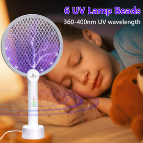 GooQand Bug Zapper Racket auto-discharge mode enables hands-free pest control