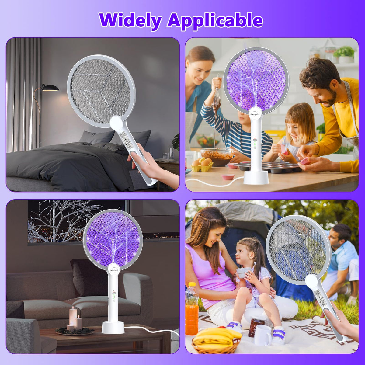 GooQand Bug Zapper Racket ideal for indoor and outdoor use