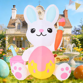 GOOSH inflatable bunny offers quick setup and strong weather resistance.