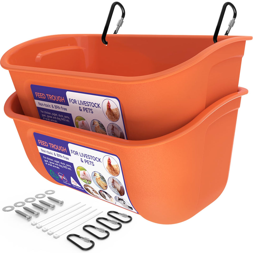 Goovilla chicken feeder waterer hanging setup demonstrates tidy coop convenience.