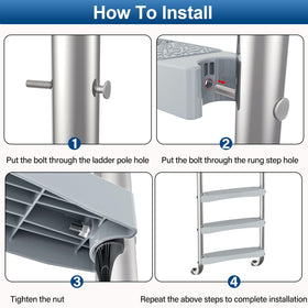 Goovilla slip-resistant surface improves footing during entry and exit.