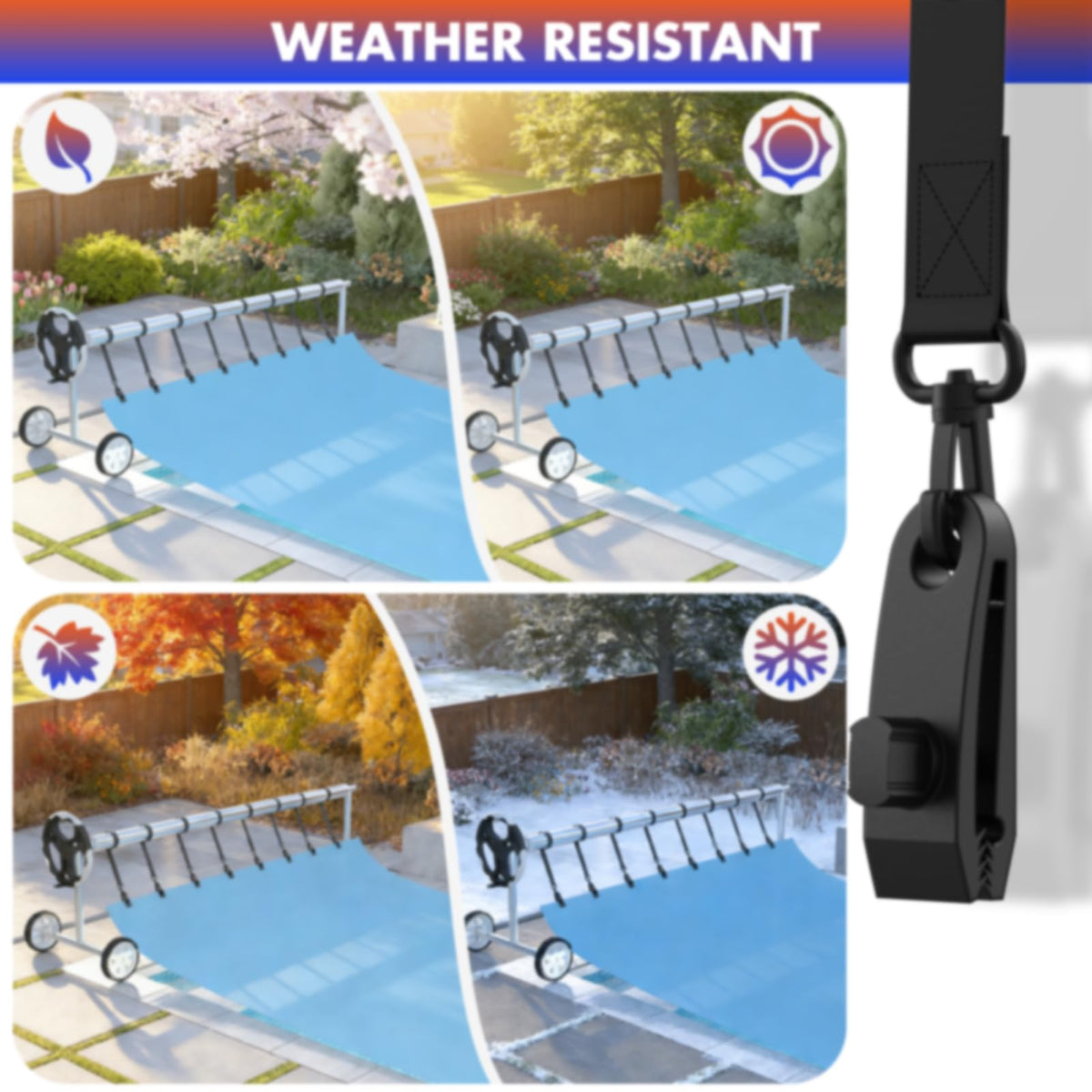 Goovilla nylon material close-up emphasizes weather and chemical resistance