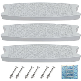 Goovilla pool ladder steps replacement 18in with slip-resistant texture for safer entry.