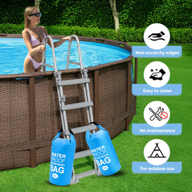 Goovilla rugged construction with smooth edges protects pool surfaces.