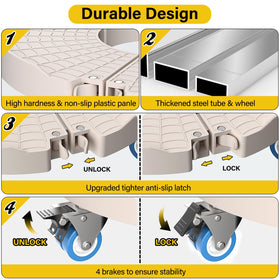 Goovilla stainless steel tubes provide durable, adjustable support