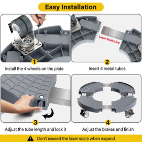 Goovilla sturdy plastic panel and steel tube provide durable everyday use.