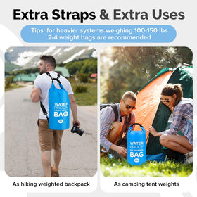 Goovilla versatile weights usable beyond pools for outdoor activities.