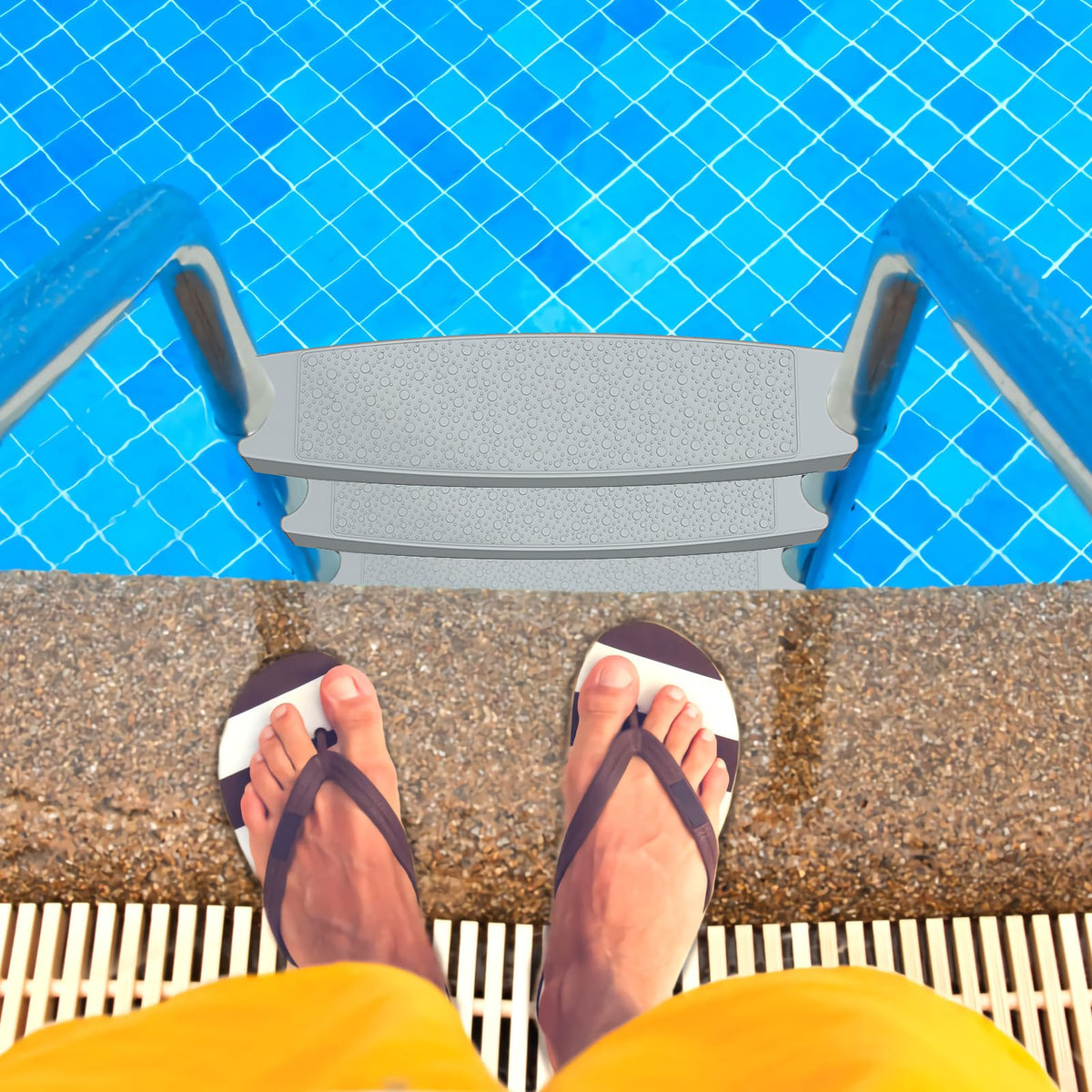 Goovilla versatile use for inground pools, above-ground pools, hot tubs.