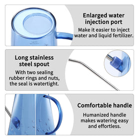 Goowin transparent body shows water level for easy planning