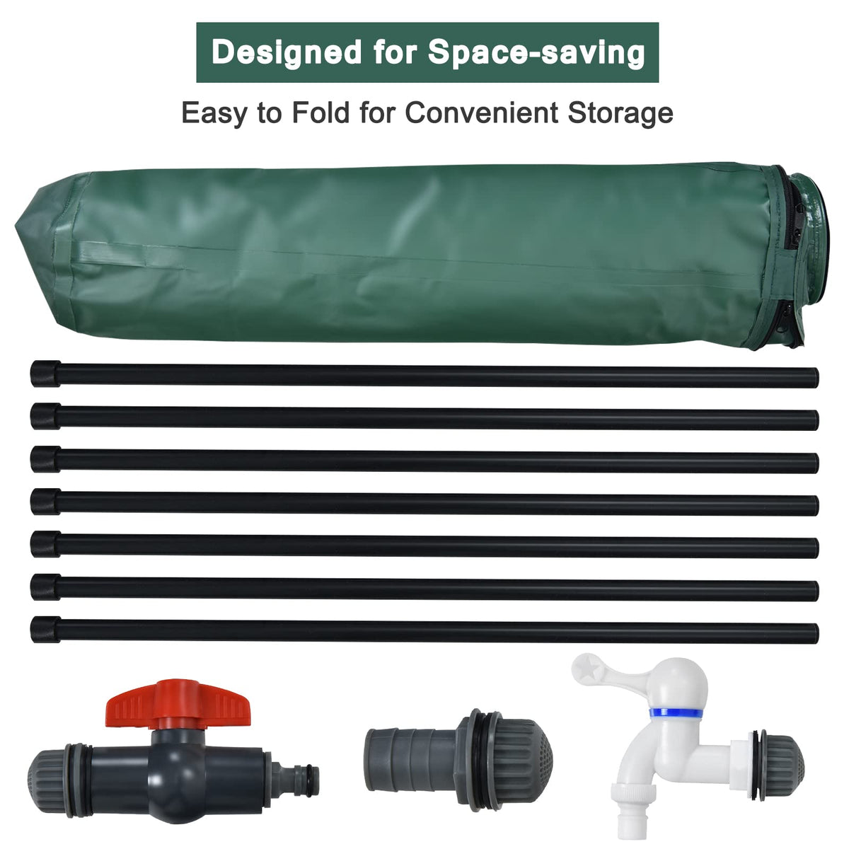 Goplus compact-storage design makes transport and storage simple.