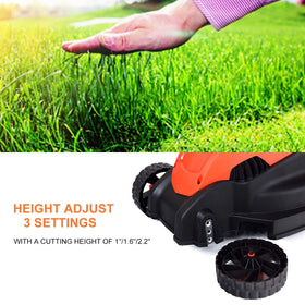 Adjustable cutting height for tailored lawn trimming