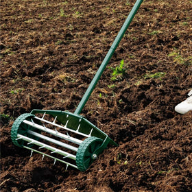 Goplus steel frame delivers durable, long-lasting lawn care.