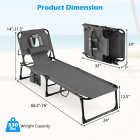Goplus no-assembly lounge chair ready to use straight away.