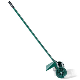 Goplus lawn aerator helps promote water, oxygen, and nutrient access.