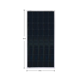 Go Power Overlander-E 200W panel backing detail for harsh environments.