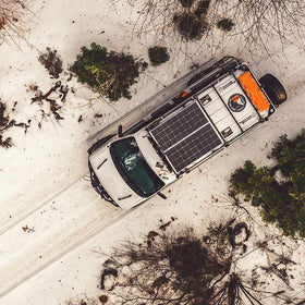 Go Power Overlander-E 200W RV setup showing expanded energy capacity.