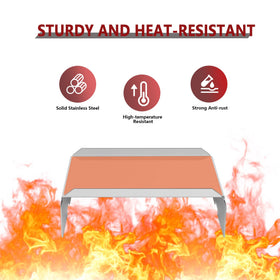 GORGERILA heat deflector for Pit Boss 1000 series balances flames for even results