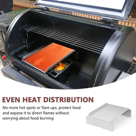 GORGERILA heat deflector for Pit Boss 1300 series minimizes flare-ups and scorching