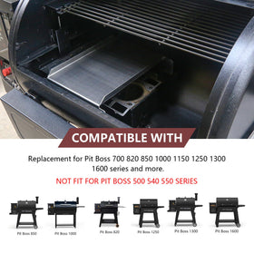 GORGERILA heat deflector for Pit Boss 820 series stabilizes temps for consistent grilling